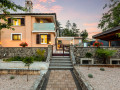 Exterior, Mary's Villa in Malinska on Krk island, Croatia, with a pool and electric vehicle charger Milčetići